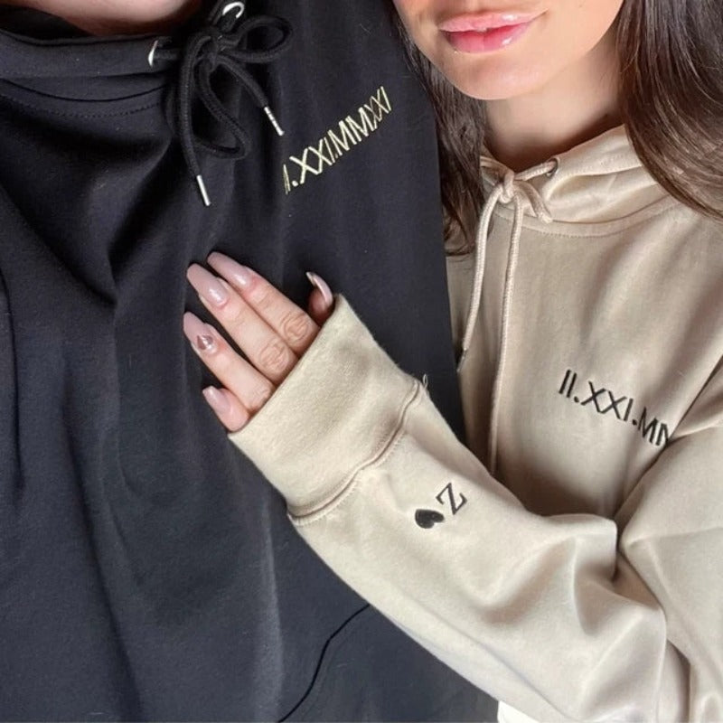 Gepersonaliseerd liefdes Hoodie/sweatshirt