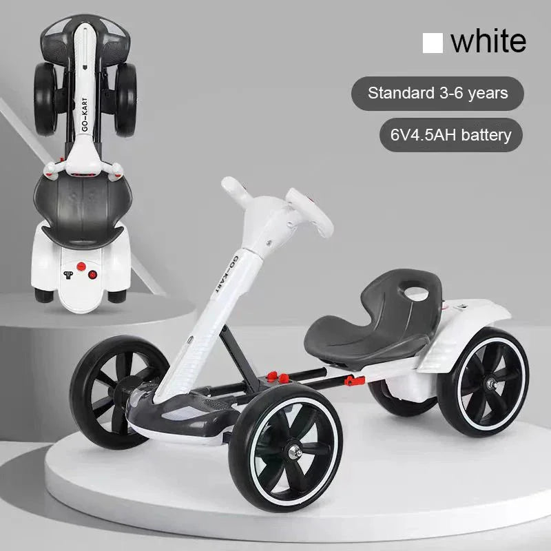 🛒Opvouwbare elektrische kinderkart TIJDELIJKE EINDEJAARSKORTING🔥