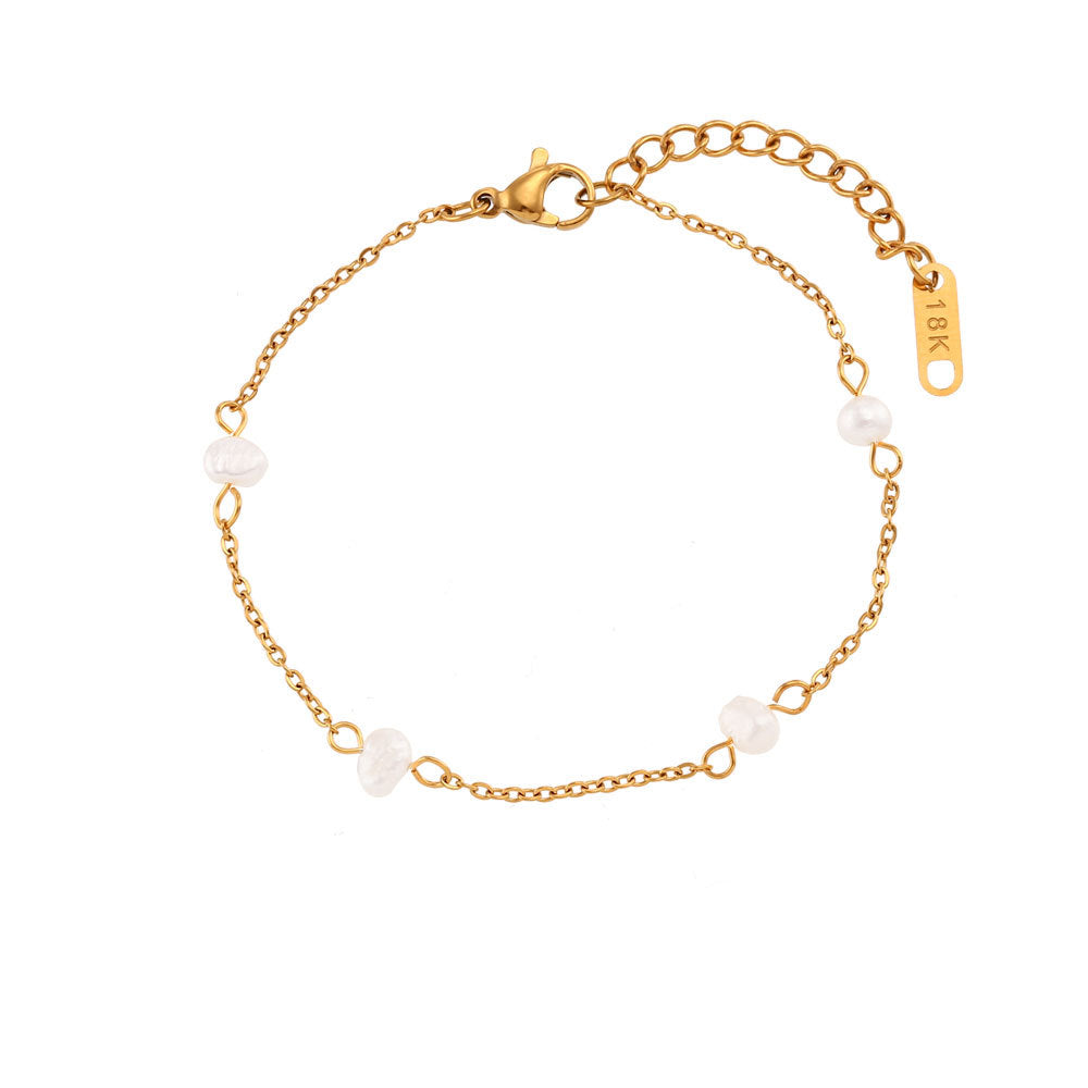 Chloé™ parel ketting & armband