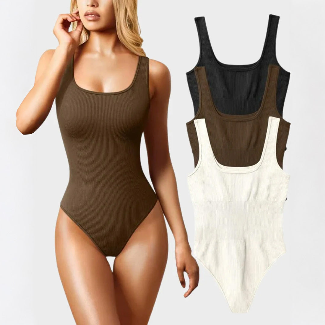 SheCurf® Dames 3 Stuks Mouwloze Bodysuits