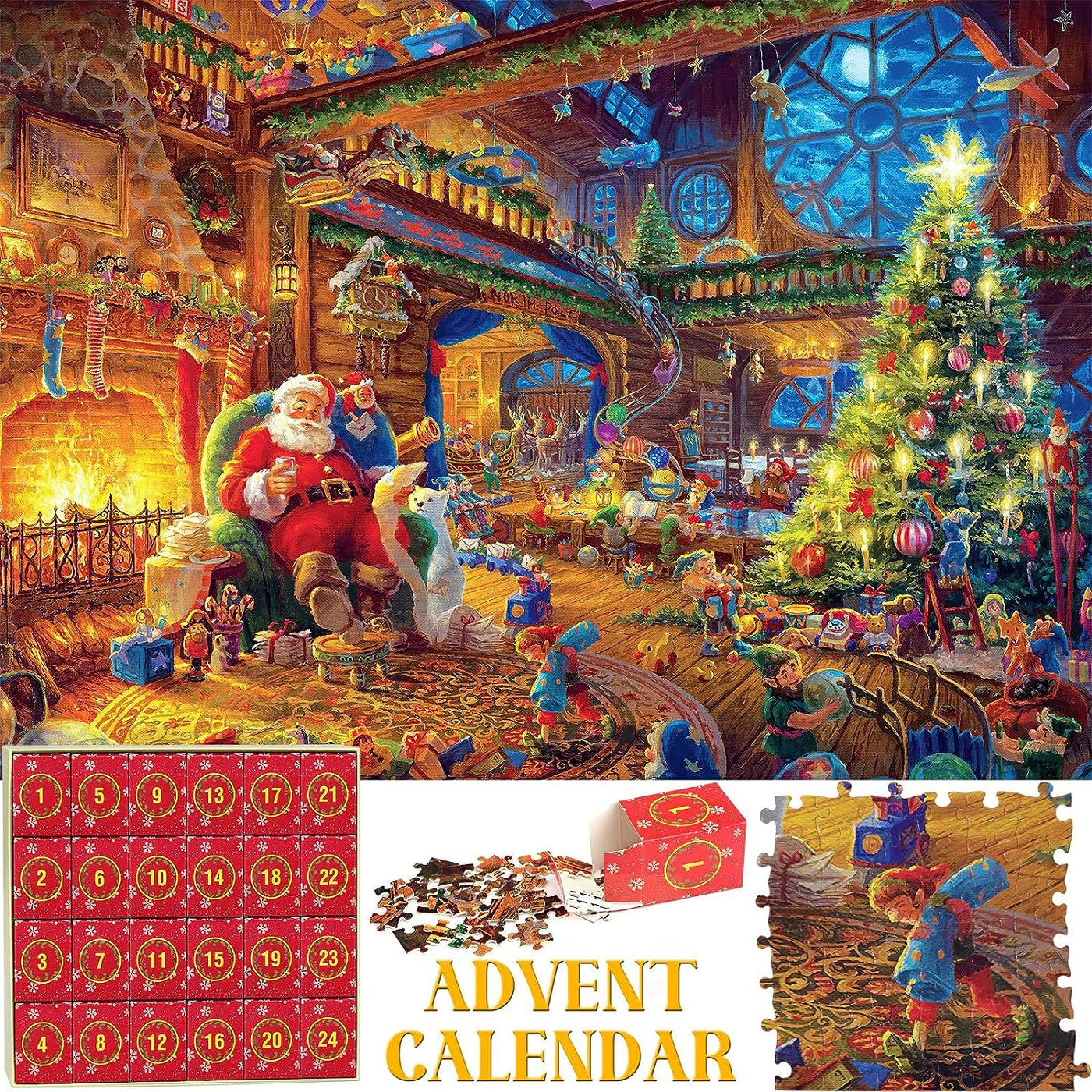 Adventskalender 2024 Kerstlegpuzzels