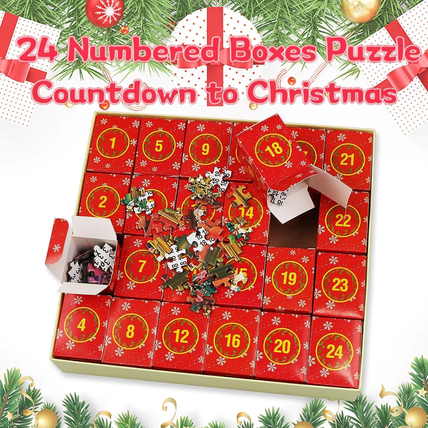 Adventskalender 2024 Kerstlegpuzzels