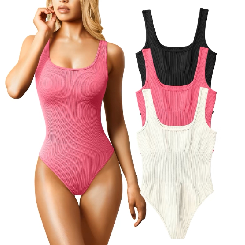 SheCurf® Dames 3 Stuks Mouwloze Bodysuits