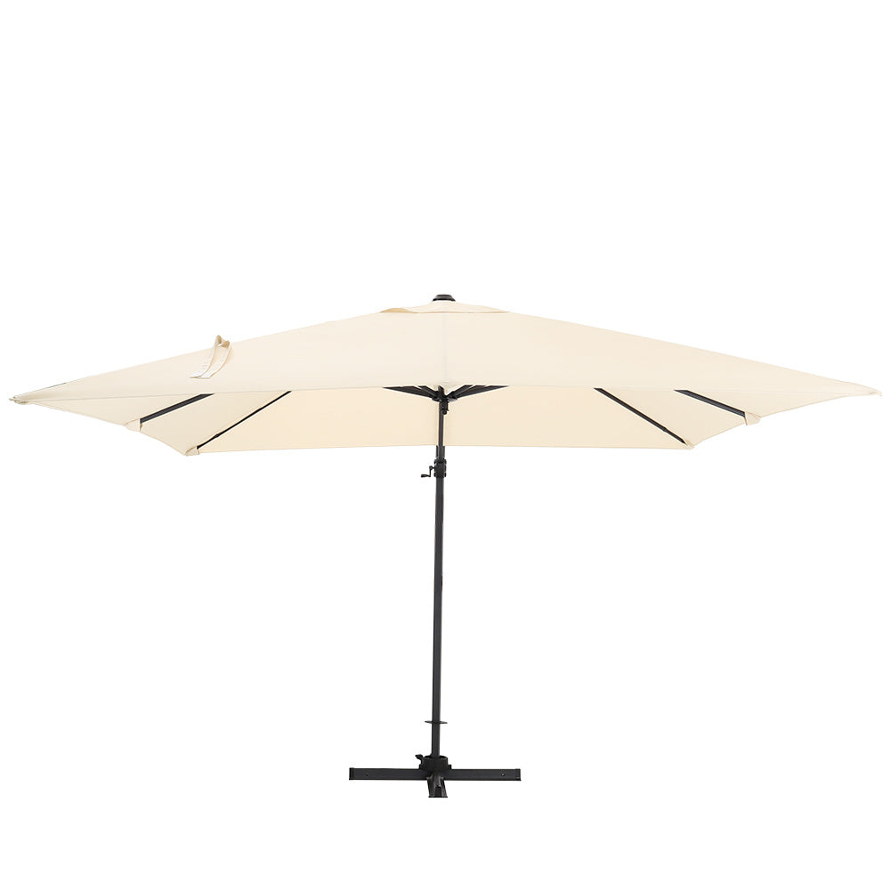 3M*3M tuinparasol, kantelbaar en draaibaar