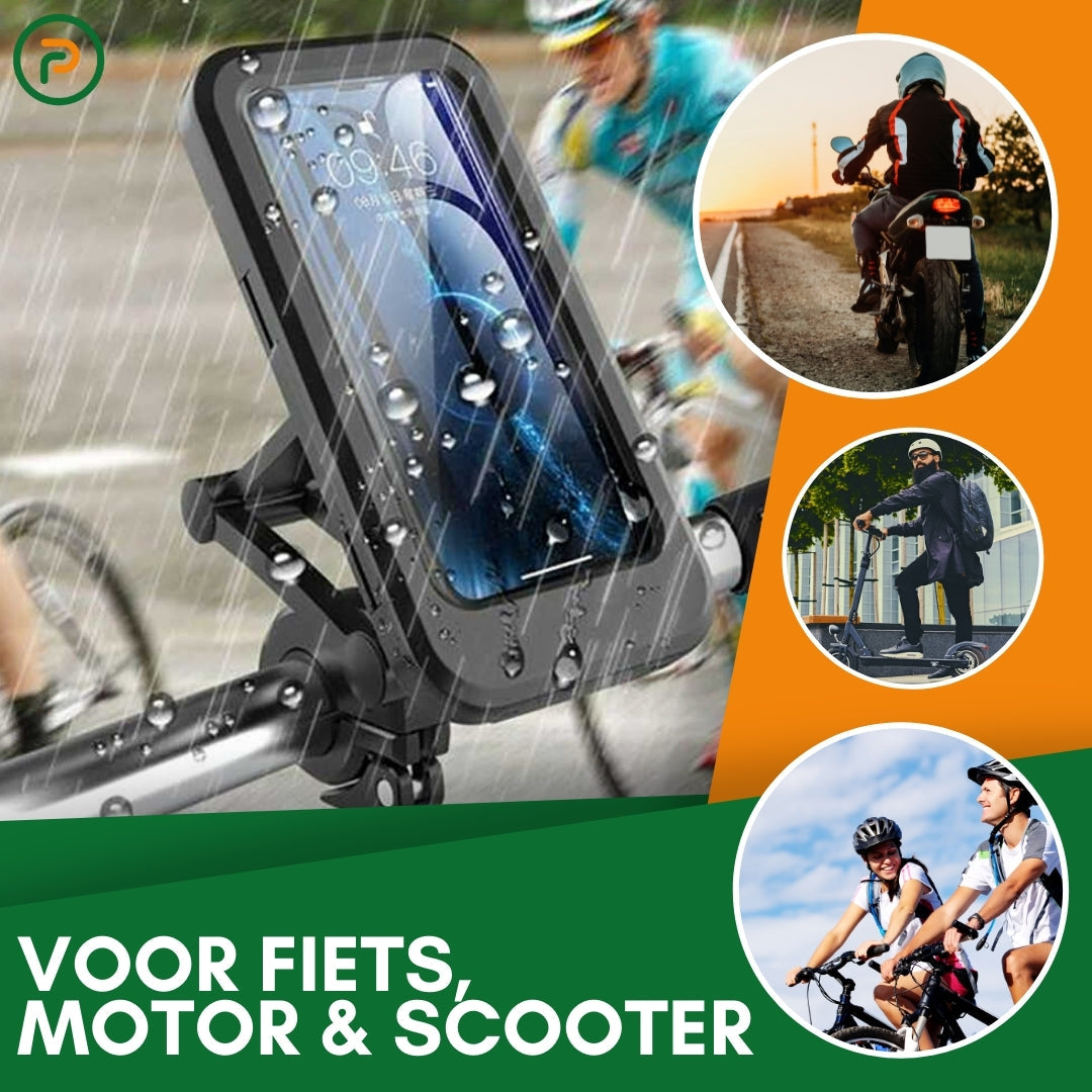 Waterdichte Telefoonhouder voor fiets & motor/ scooter