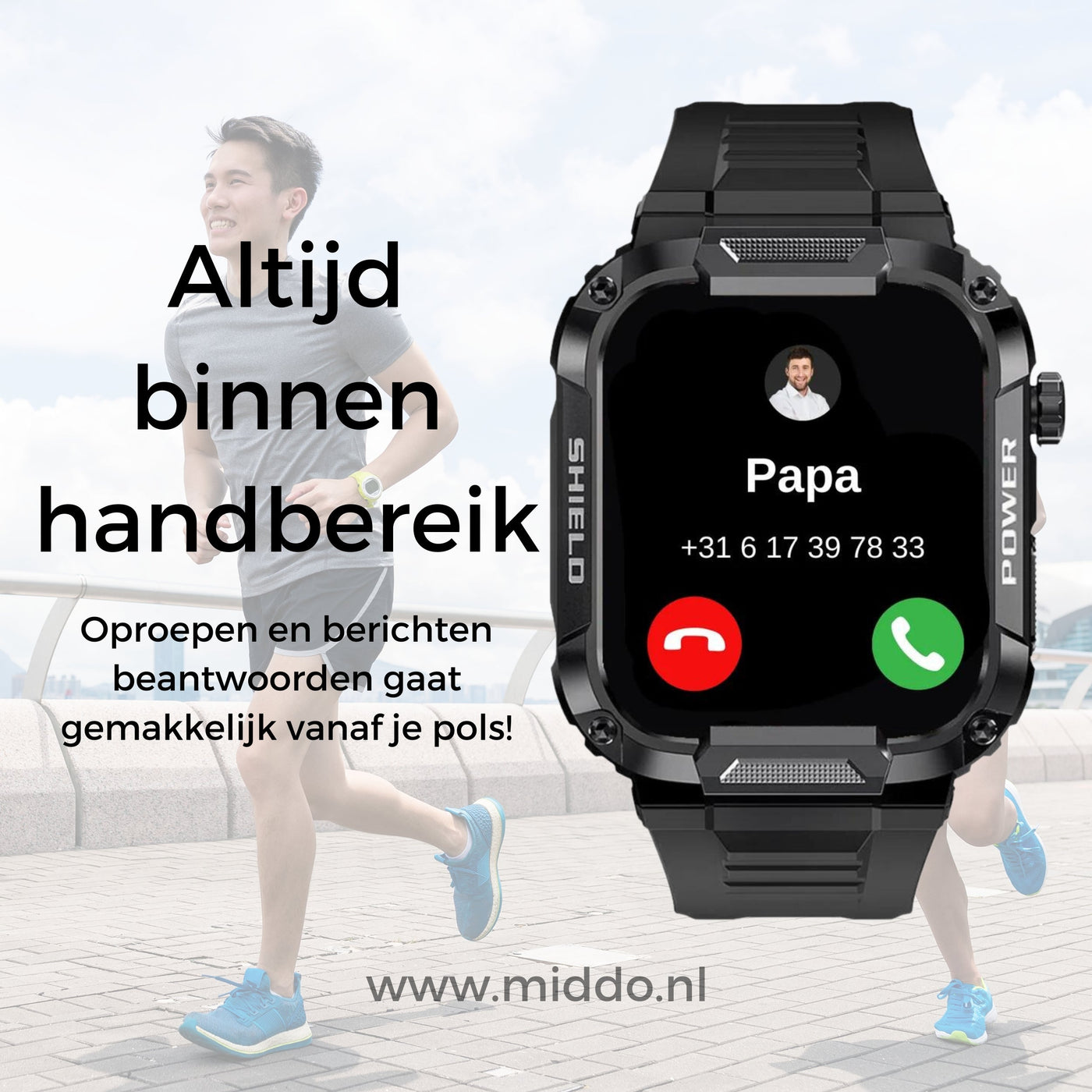 Galaxy Armor™ Smartwatch - Bespaar €100+ op de Onverwoestbare Smartwatch voor iOS & Android