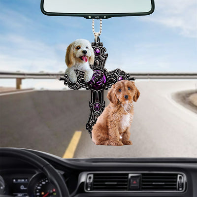 Cockapoo Pray For God autohanger