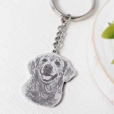 Gepersonaliseerde dieren sleutelhanger