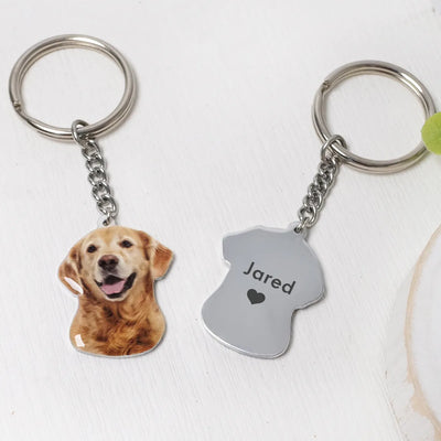 Gepersonaliseerde dieren sleutelhanger