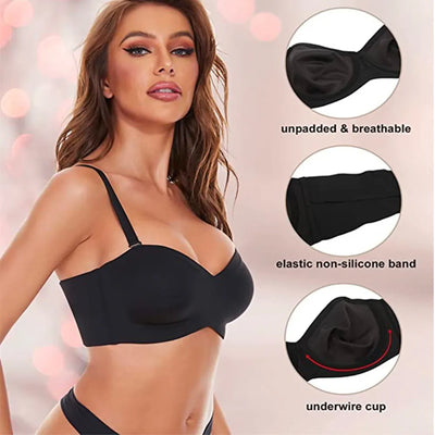 Heliodora Antislip multi-way strapless bh