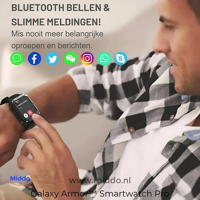 Galaxy Armor™ Smartwatch - Bespaar €100+ op de Onverwoestbare Smartwatch voor iOS & Android