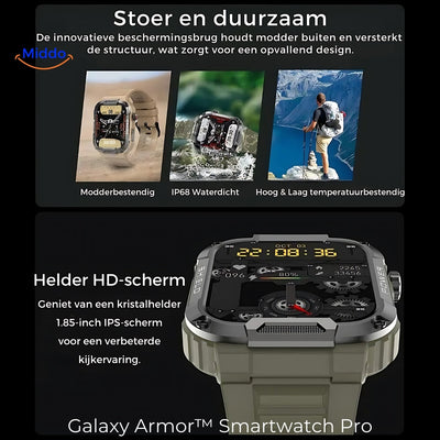 Galaxy Armor™ Smartwatch - Bespaar €100+ op de Onverwoestbare Smartwatch voor iOS & Android