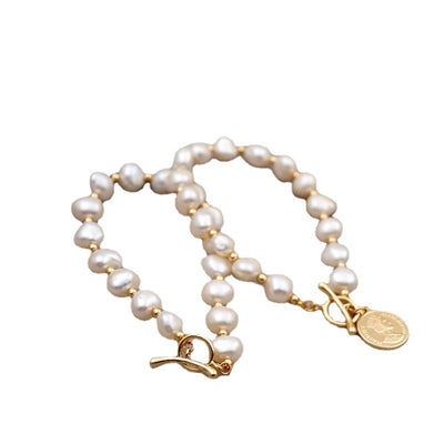 Chloé™ Parel armband 14k goud