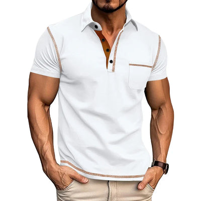 James™ modieus casual poloshirt