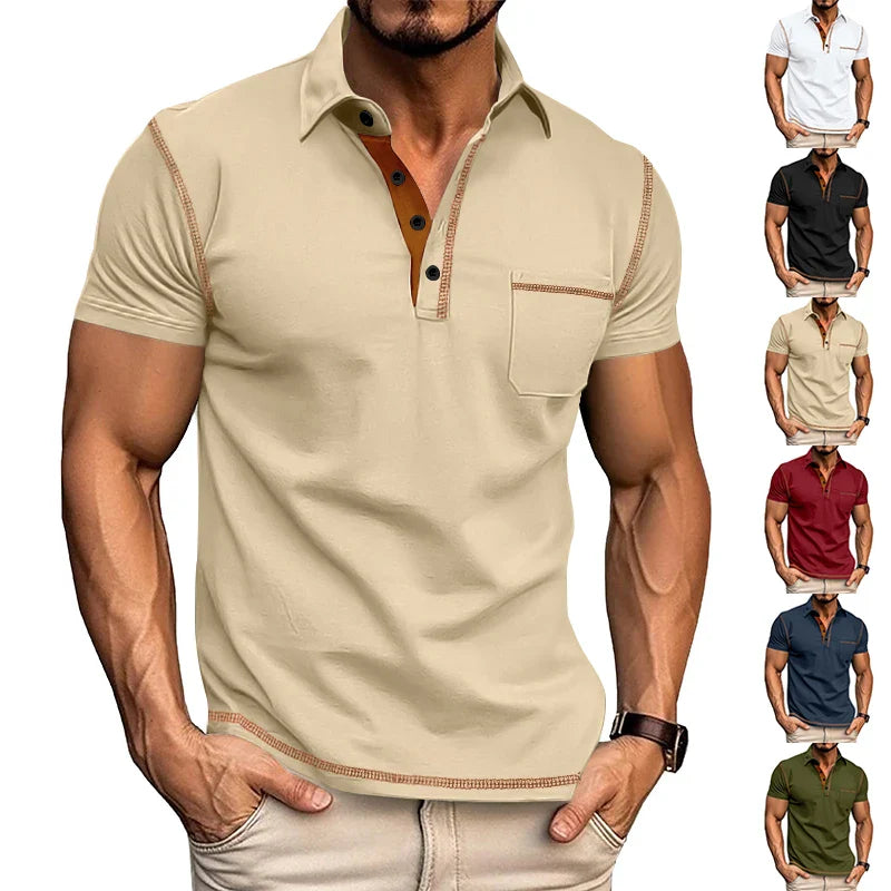 James™ modieus casual poloshirt