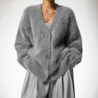 Chic V-nek Cozy Couture