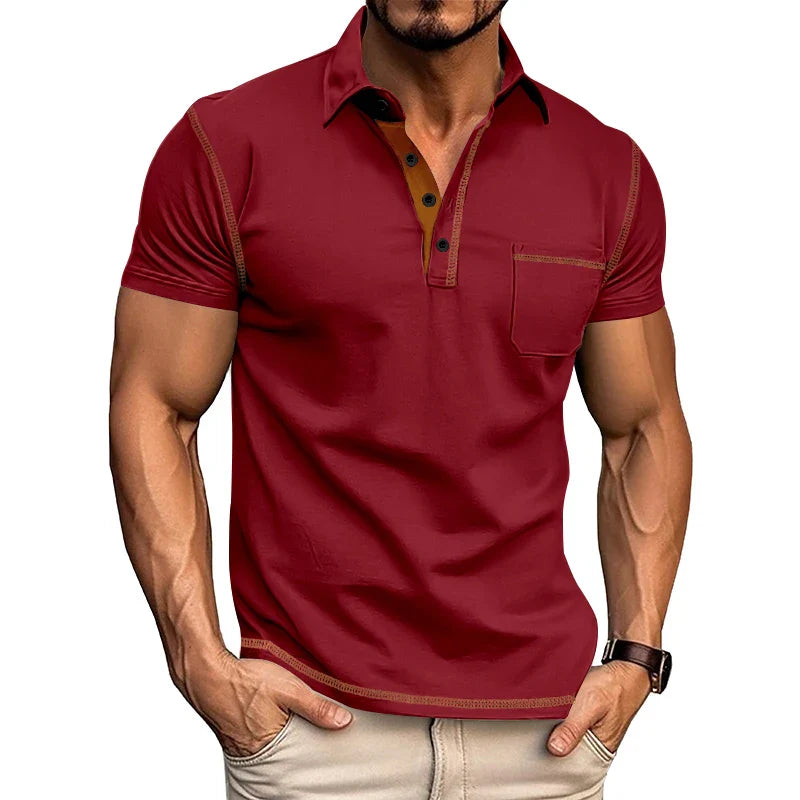 James™ modieus casual poloshirt