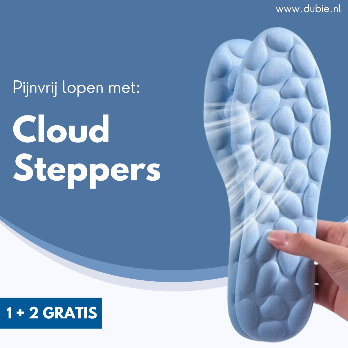 CloudSteppers™ | Steunzolen Voor Pijnlijke Voeten | 1 + 2 paar Gratis