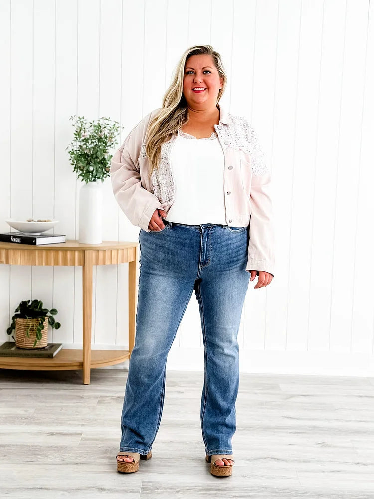 Belly Control Bootcut Jeans 1+1 GRATIS