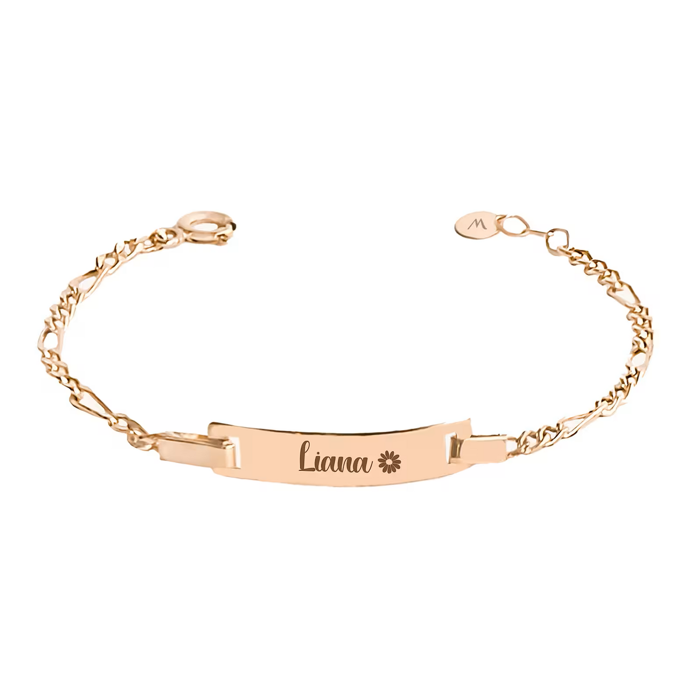 Custom Baby Naam Armband 14K plated 2e GRATIS