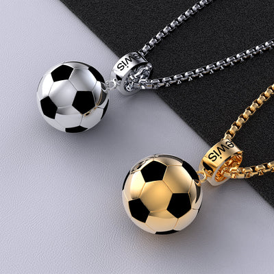 Gepersonaliseerde Football Pride Necklace