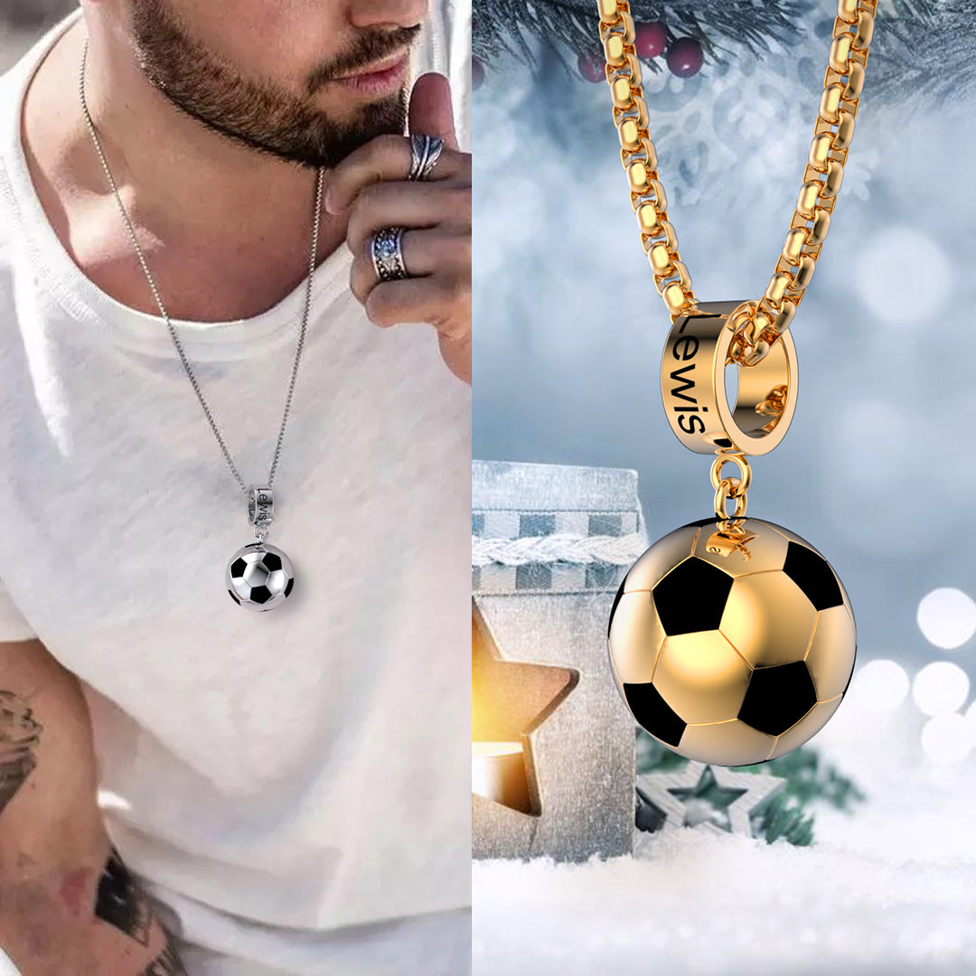 Gepersonaliseerde Football Pride Necklace