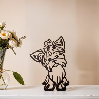 Hond kunst sculptuur voel de onvoorwaardelijke Liefde!